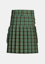 Utility_Michigan_Tartan_kilt_back_image_with_pleated_design_and_adjustable_buckles_for_men