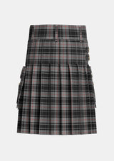 Utility_Moffat_1984_Tartan_1129_kilt_back_image_with_pleated_design_and_adjustable_buckles_for_men