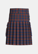 Utility_Moon_Georgia_USA_Tartan_4100_kilt_back_image_with_pleated_design_and_adjustable_buckles_for_men