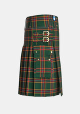 Utility_Moran_Family_Ubique_Tartan_2745_kilt_right_image_with_pleated_design_and_adjustable_buckles_for_men