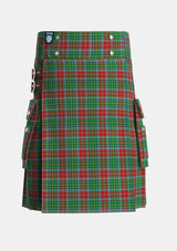 Utility_Muirhead_2_Tartan_3099_kilt_front_image_with_pleated_design_and_adjustable_buckles_for_men
