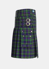 Utility_Mulholland_Personal_Tartan_5649_kilt_right_image_with_pleated_design_and_adjustable_buckles_for_men