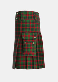 Utility_Murdoch_Dalgliesh_Tartan_5646_kilt_left_image_with_pleated_design_and_adjustable_buckles_for_men