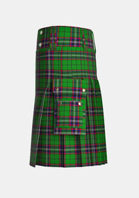 Utility_Murray_Hetherington_Tartan_10700_kilt_left_image_with_pleated_design_and_adjustable_buckles_for_men