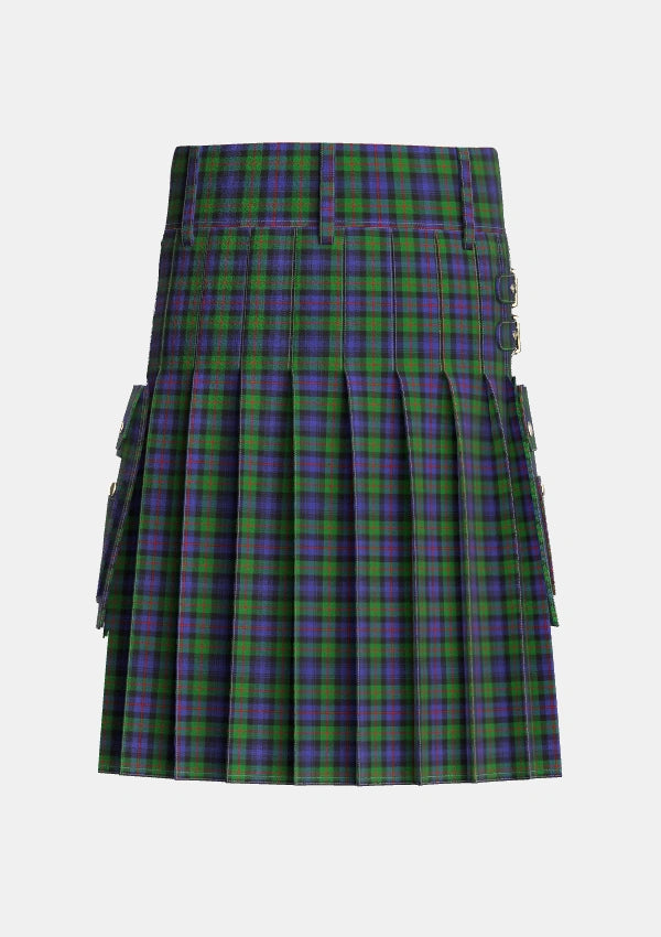 Utility_Murray_of_Atholl_2_Tartan_281_kilt_back_image_with_pleated_design_and_adjustable_buckles_for_men