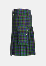 Utility_Murray_of_Atholl_2_Tartan_281_kilt_left_image_with_pleated_design_and_adjustable_buckles_for_men