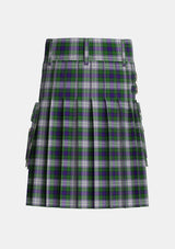 Utility_Murray_of_Atholl_Dress_Tartan_1363_kilt_back_image_with_pleated_design_and_adjustable_buckles_for_men