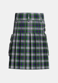 Utility_Murray_of_Atholl_Dress_Tartan_1363_kilt_back_image_with_pleated_design_and_adjustable_buckles_for_men