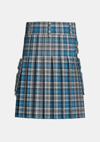 Utility_Napier_tartan_kilt_back_image_with_pleated_design_and_adjustable_buckles_for_men