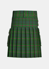 Utility_Nelson_Patrick_Tartan_13612_kilt_back_image_with_pleated_design_and_adjustable_buckles_for_men
