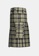 Utility_New_Forest_Winter_Tartan_12769_kilt_left_image_with_pleated_design_and_adjustable_buckles_for_men