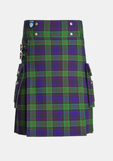 Utility_Newman_Tartan_2629_kilt_front_image_with_pleated_design_and_adjustable_buckles_for_men