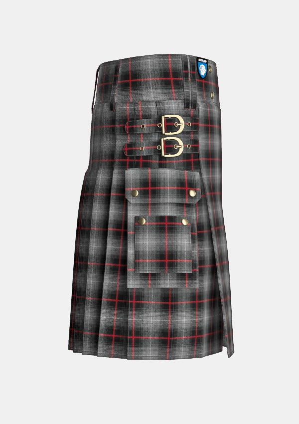 Utility_Nike_Golf_Dark_Tartan_10569_kilt_right_image_with_pleated_design_and_adjustable_buckles_for_men