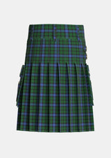 Utility_No157_or_MacIntyre_Tartan_56_kilt_back_image_with_pleated_design_and_adjustable_buckles_for_men