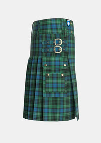 Utility_ODonohue_Tartan_6609_kilt_right_image_with_pleated_design_and_adjustable_buckles_for_men