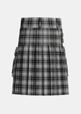 Utility_OSullivan_Beare_Tartan_5883_kilt_back_image_with_pleated_design_and_adjustable_buckles_for_men