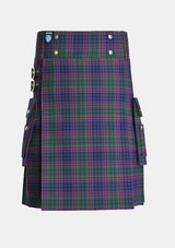 Utility_O_Connor_Hugh_Tartan_11339_kilt_front_image_with_pleated_design_and_adjustable_buckles_for_men