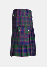 Utility_O_Connor_Hugh_Tartan_11339_kilt_left_image_with_pleated_design_and_adjustable_buckles_for_men