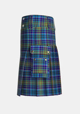 Utility_O_Sullivan_Tartan_3311_kilt_left_image_with_pleated_design_and_adjustable_buckles_for_men