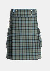 Utility_Ogilvie_of_Inverarity_VS_1_Ochterlonie_Tartan_6082_kilt_front_image_with_pleated_design_and_adjustable_buckles_for_men