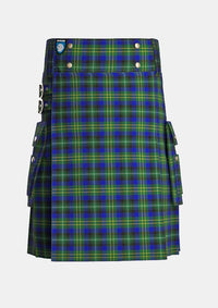 Utility_Orr_Sharp_Tartan_14640_kilt_front_image_with_pleated_design_and_adjustable_buckles_for_men