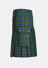 Utility_Paterson_tartan_4174_kilt_left_image_with_pleated_design_and_adjustable_buckles_for_men