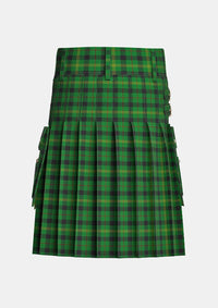 Utility_Paton_tartan_2128_kilt_back_image_with_pleated_design_and_adjustable_buckles_for_men
