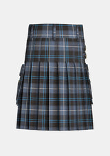 Utility_Patriot_Ancient_tartan_7343_kilt_back_image_with_pleated_design_and_adjustable_buckles_for_men