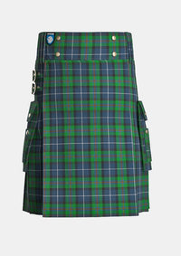 Utility_Peebles_Beltane_Centenary_Tartan_5403_kilt_front_image_with_pleated_design_and_adjustable_buckles_for_men