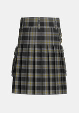 Utility_Perry_Ancient_Personal_Tartan_1213_kilt_back_image_with_pleated_design_and_adjustable_buckles_for_men