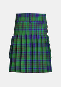 Utility_Peter_Pan_Tartan_5505_kilt_back_image_with_pleated_design_and_adjustable_buckles_for_men