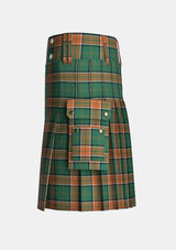 Utility_Pollock_tartan_867_kilt_left_image_with_pleated_design_and_adjustable_buckles_for_men