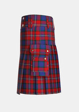 Utility_Porsche_Bank_Austria_Tartan_11597_kilt_left_image_with_pleated_design_and_adjustable_buckles_for_men