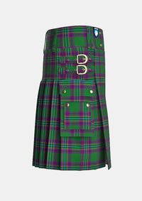 Utility_Powell_Tartan_11787_kilt_right_image_with_pleated_design_and_adjustable_buckles_for_men