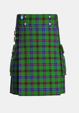 Utility_Princess_Diana_tartan_5459_kilt_front_image_with_pleated_design_and_adjustable_buckles_for_men