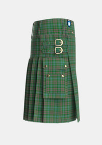 Utility_Ralston_USA_Tartan_6109_kilt_right_image_with_pleated_design_and_adjustable_buckles_for_men