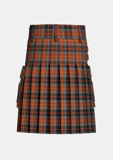 Utility_Read_Peter_Dress_Tartan_11008_kilt_back_image_with_pleated_design_and_adjustable_buckles_for_men