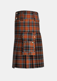 Utility_Read_Peter_Dress_Tartan_11008_kilt_left_image_with_pleated_design_and_adjustable_buckles_for_men