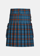 Utility_Reese_Tartan_6915_kilt_back_image_with_pleated_design_and_adjustable_buckles_for_men