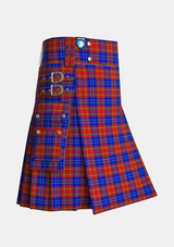 Utility_Richardson_Tartan_5948_kilt_side_image_with_pleated_design_and_adjustable_buckles_for_men