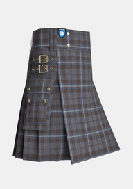Utility_Rivers_of_Scotland_tartan_kilt_side_image_with_pleated_design_and_adjustable_buckles_for_men