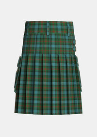 Utility_Ross_Hunting_4_Tartan_710_kilt_back_image_with_pleated_design_and_adjustable_buckles_for_men