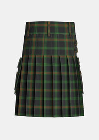 Utility_Ross_Ryan_Tartan_7637_kilt_back_image_with_pleated_design_and_adjustable_buckles_for_men
