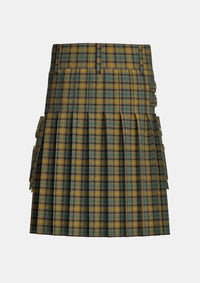 Utility_Rothesay_Tartan_834_kilt_back_image_with_pleated_design_and_adjustable_buckles_for_men