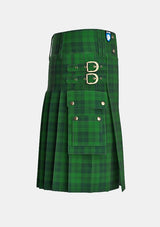 Utility_Royal_Scots_Fusiliers_Tartan_5394_kilt_right_image_with_pleated_design_and_adjustable_buckles_for_men