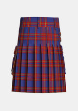 Utility_Salvation_Army_Tartan_kilt_back_image_with_pleated_design_and_adjustable_buckles_for_men