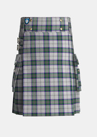 Utility_Scotland_the_Brave_Dress_Tartan_6567_kilt_front_image_with_pleated_design_and_adjustable_buckles_for_men