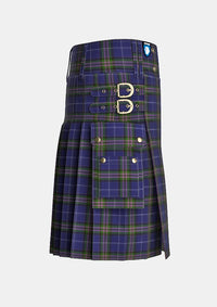 Utility_Scotland_the_Brave_Tartan_2563_kilt_right_image_with_pleated_design_and_adjustable_buckles_for_men