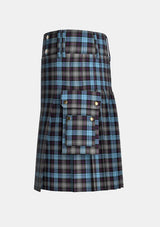 Utility_Scotsburn_Croft_Tartan_11208_kilt_left_image_with_pleated_design_and_adjustable_buckles_for_men