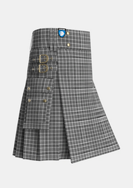 Utility_Scott_Abbreviated_Tartan_1825_kilt_side_image_with_pleated_design_and_adjustable_buckles_for_men